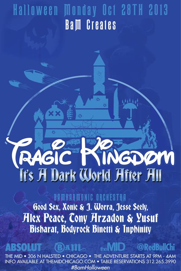 [EVENT] BaM Creates - Tragic Kingdom: It's a Dark World After All Halloween Party poster