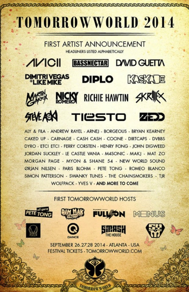 [FESTIVAL NEWS] TomorrowWorld Unveils Stacked 2014 Lineup