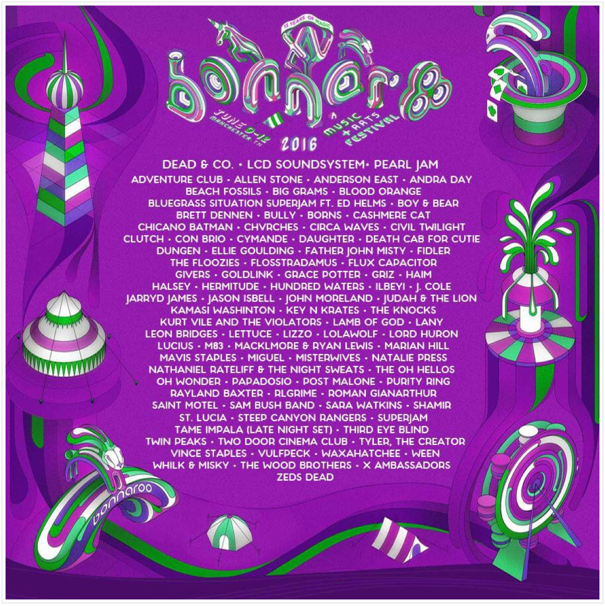 [FESTIVAL NEWS] Bonnaroo's 2016 Lineup May Have Just Leaked | The Sights And Sounds