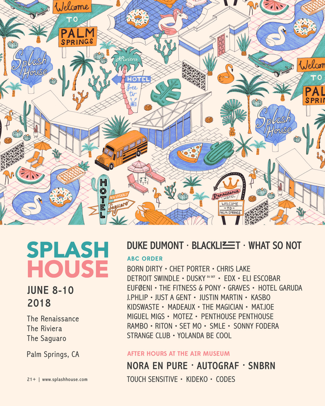 splash house 2018 lineup