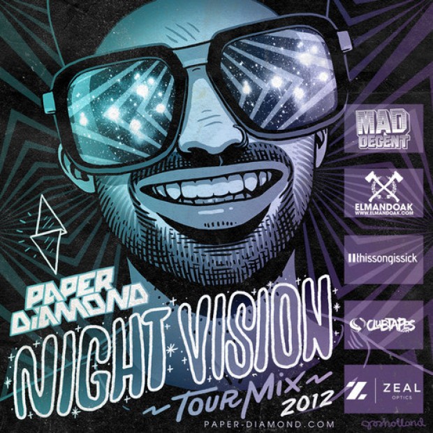 [TRAP/DUBSTEP] Paper Diamond – Night Vision Tour Mix 2012
