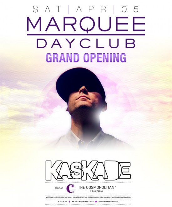 [NEWS] Marquee Dayclub Announces Season Opening Party with Kaskade