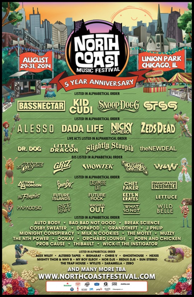 North Coast lineup 2014