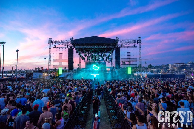 Mainstage at sunset