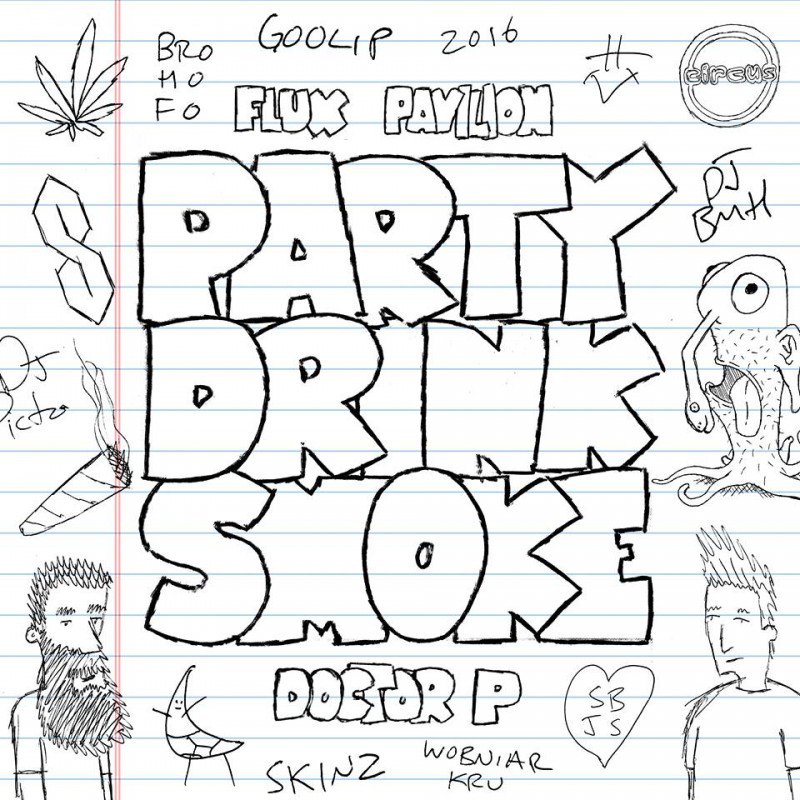 [DUBSTEP] Flux Pavilion & Doctor P Surprise Fans With “Party, Drink, Smoke” EP